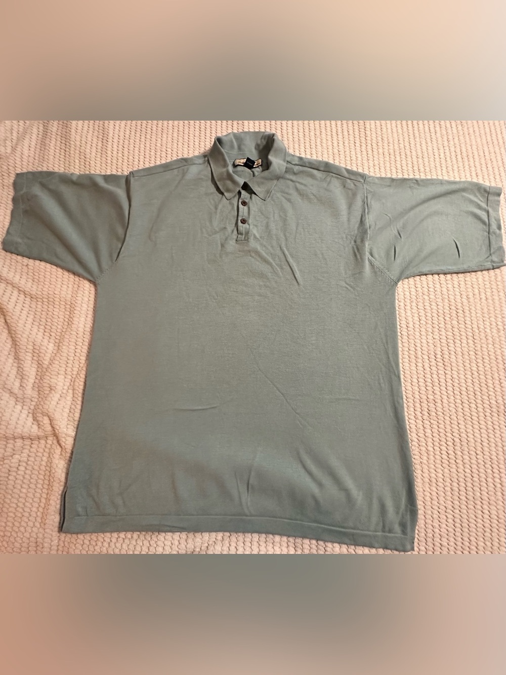 Tommy Bahama Men's Polo Shirt in Slate Blue Color XXL